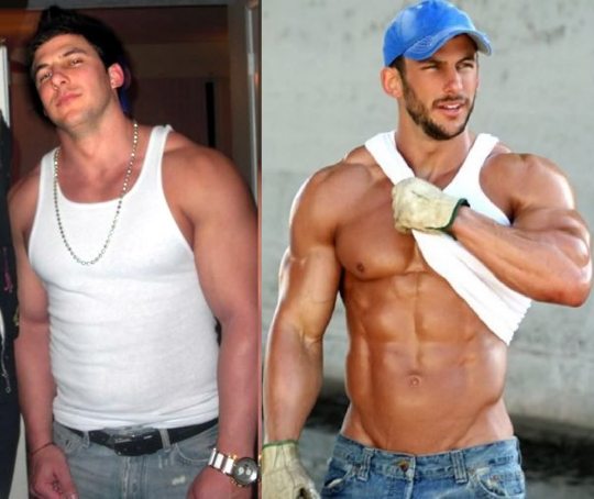 steroid use; before and after